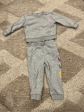 Ralph Lauren Polo Gray 24 month Sweatshirt and Sweatpants